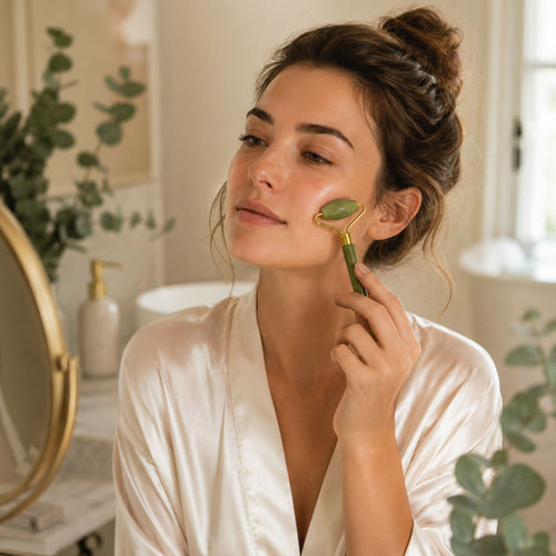 Gua-Sha & rouleau visage jade